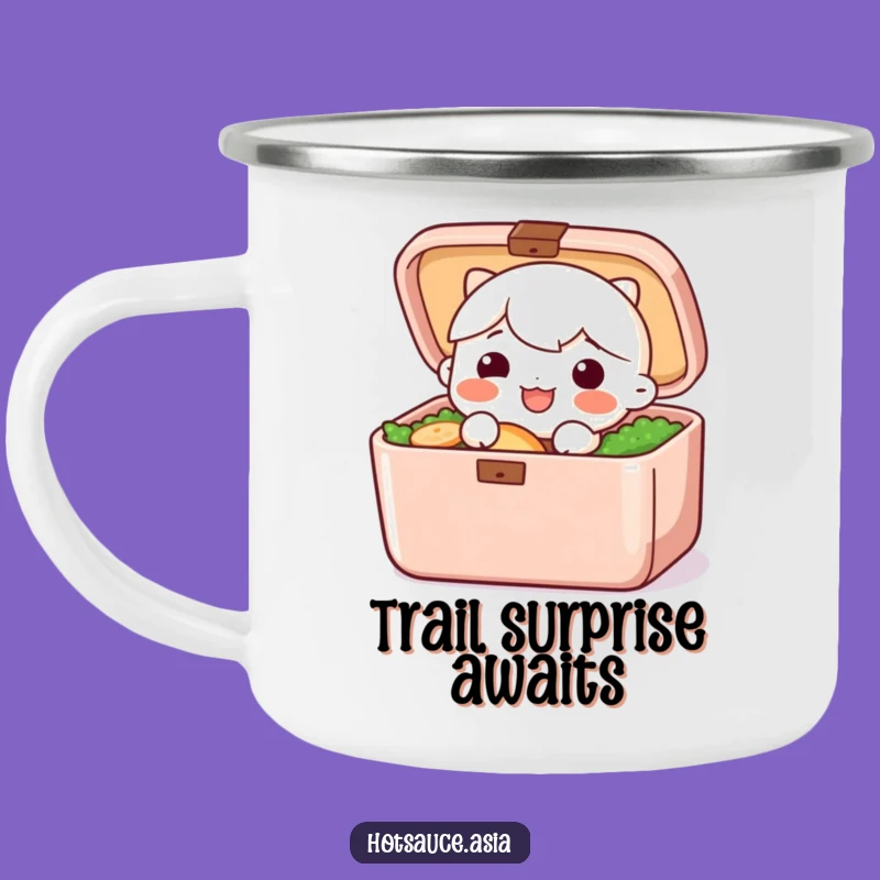 Funny Bento Box Camping Mug: Playful Surprise Opening Outdoor Gift