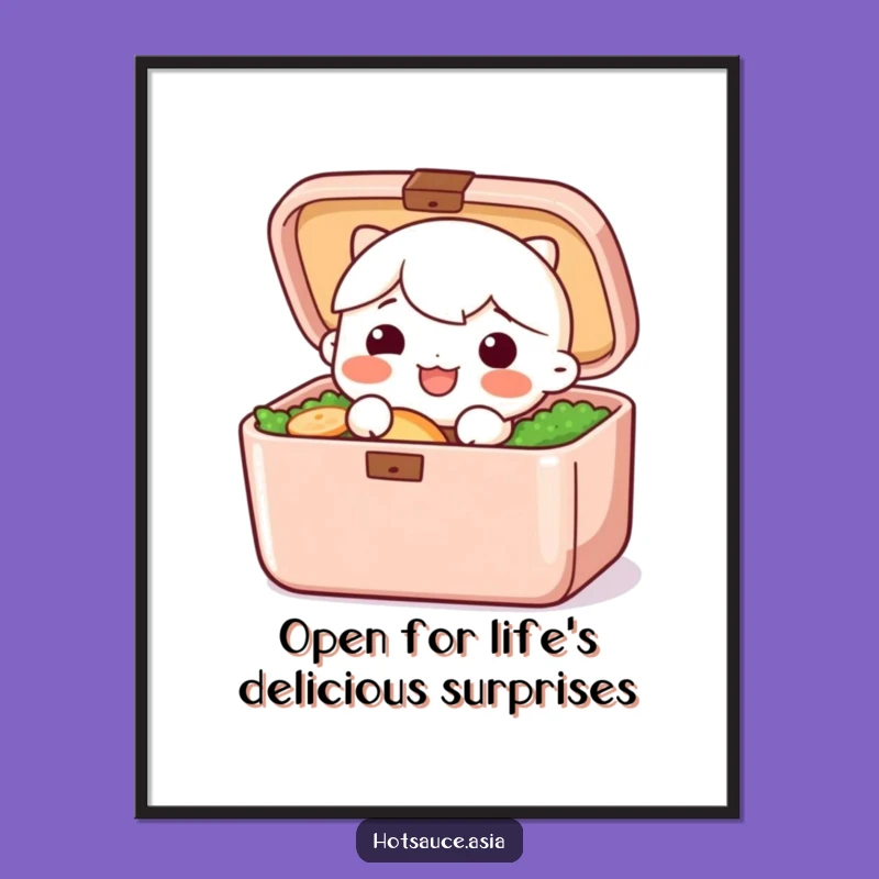 Funny Free Printable Wall Art: Bento Box Surprise Decor - Downloadable Art!